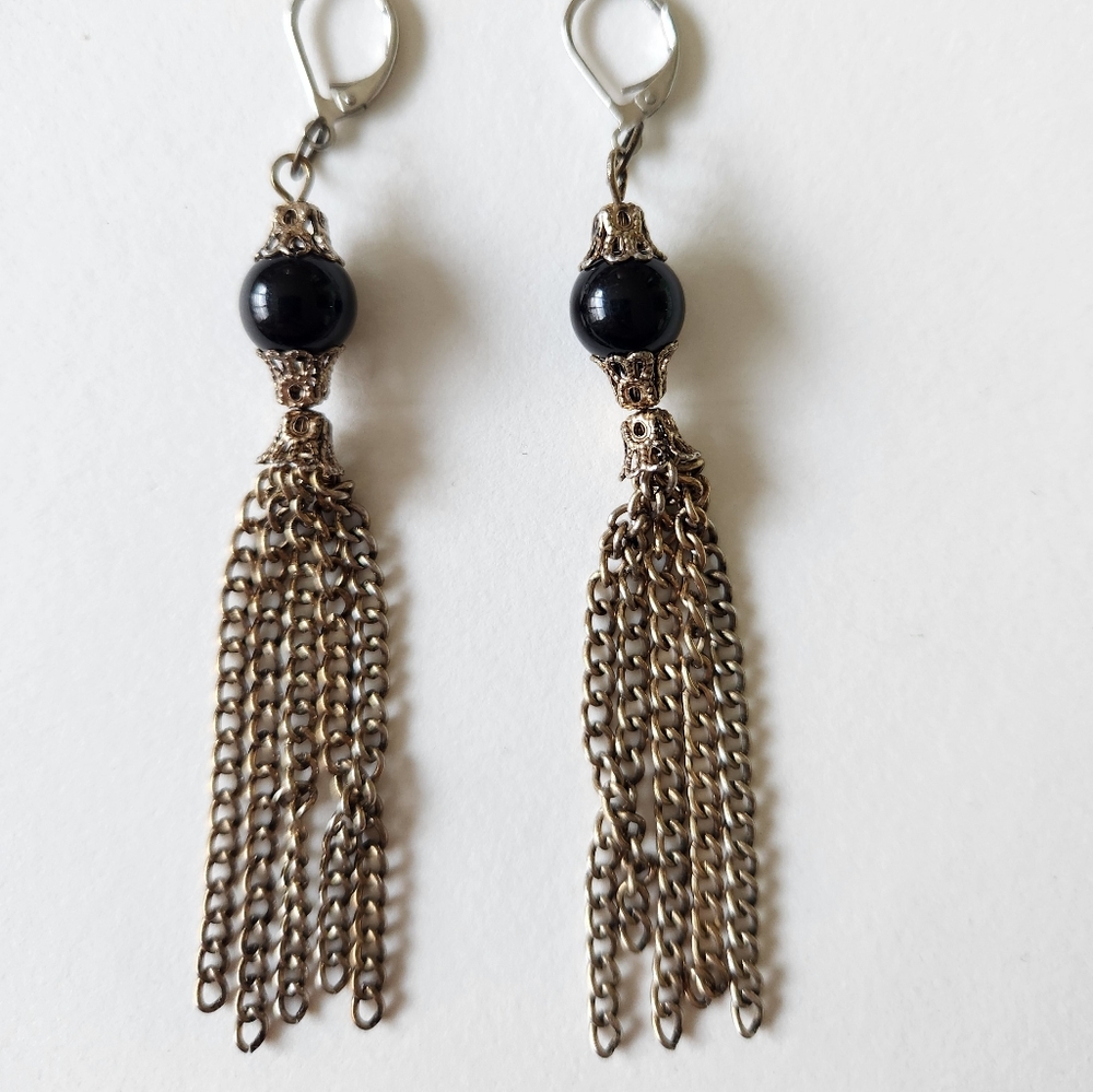 Vintage chain earrings